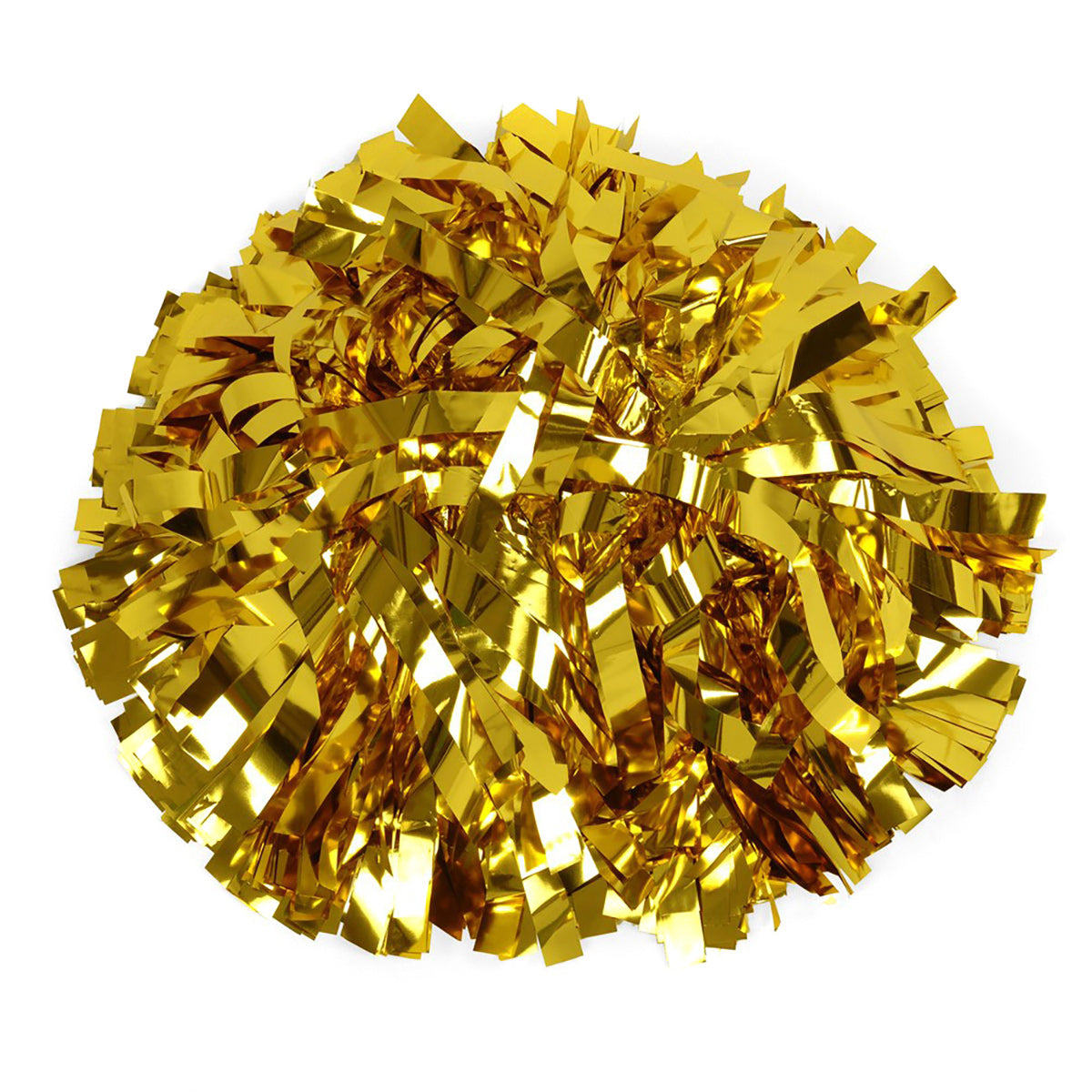 Pompon Da Cheerleader Metallici Con Manico A Bacchetta, 2 Pezzi, Lunghezza 36 Cm Con 1000 Stelle Filanti, Per Eventi Sportivi E Feste