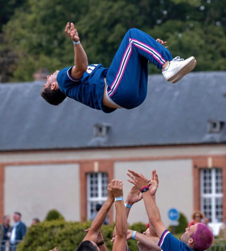 Tenue cheerleading homme