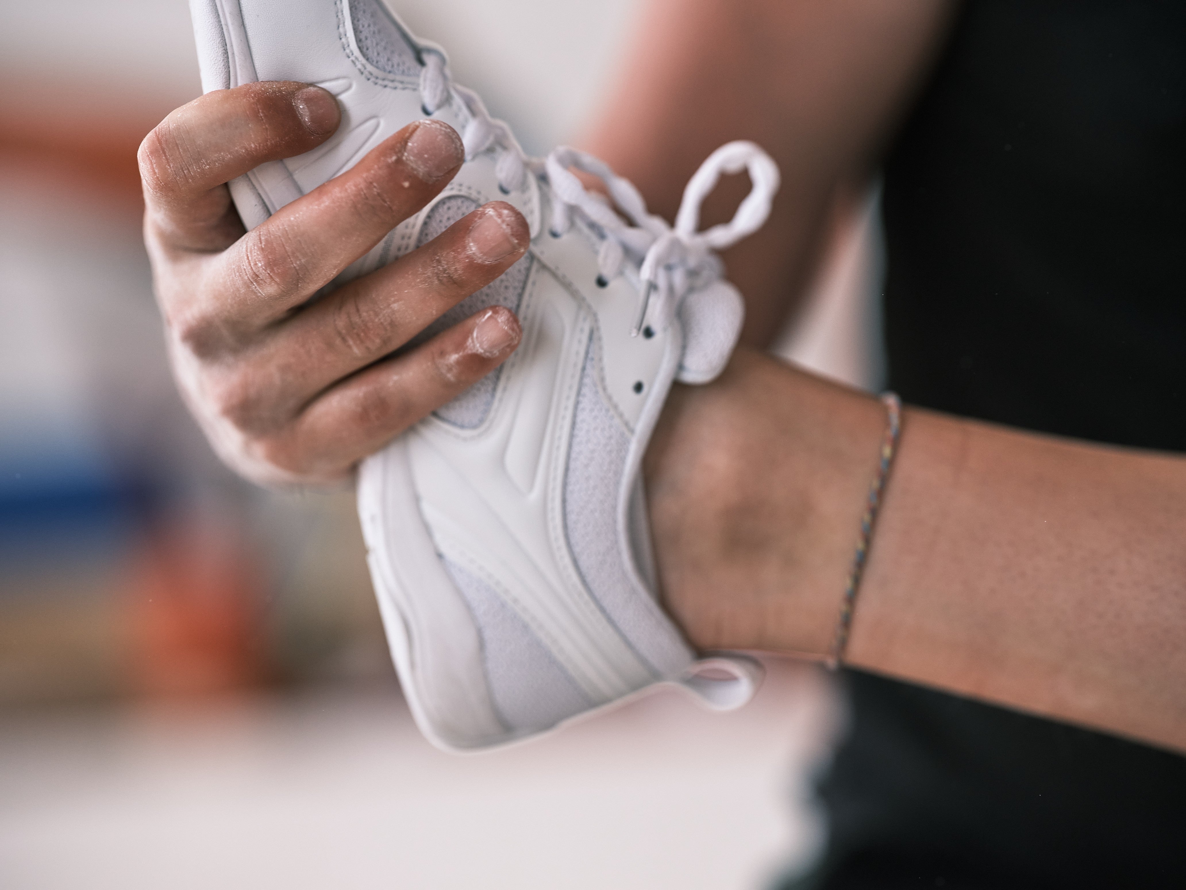 Chaussures De Cheerleading Blanches Pour Femmes, Baskets De Compétition  Légères, Chaussures D'entraînement De Danse De Cheerleading En Salle