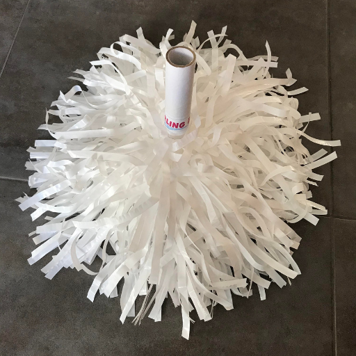 Mini pompom - blanc