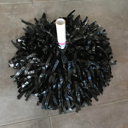 Mini pompom - noir
