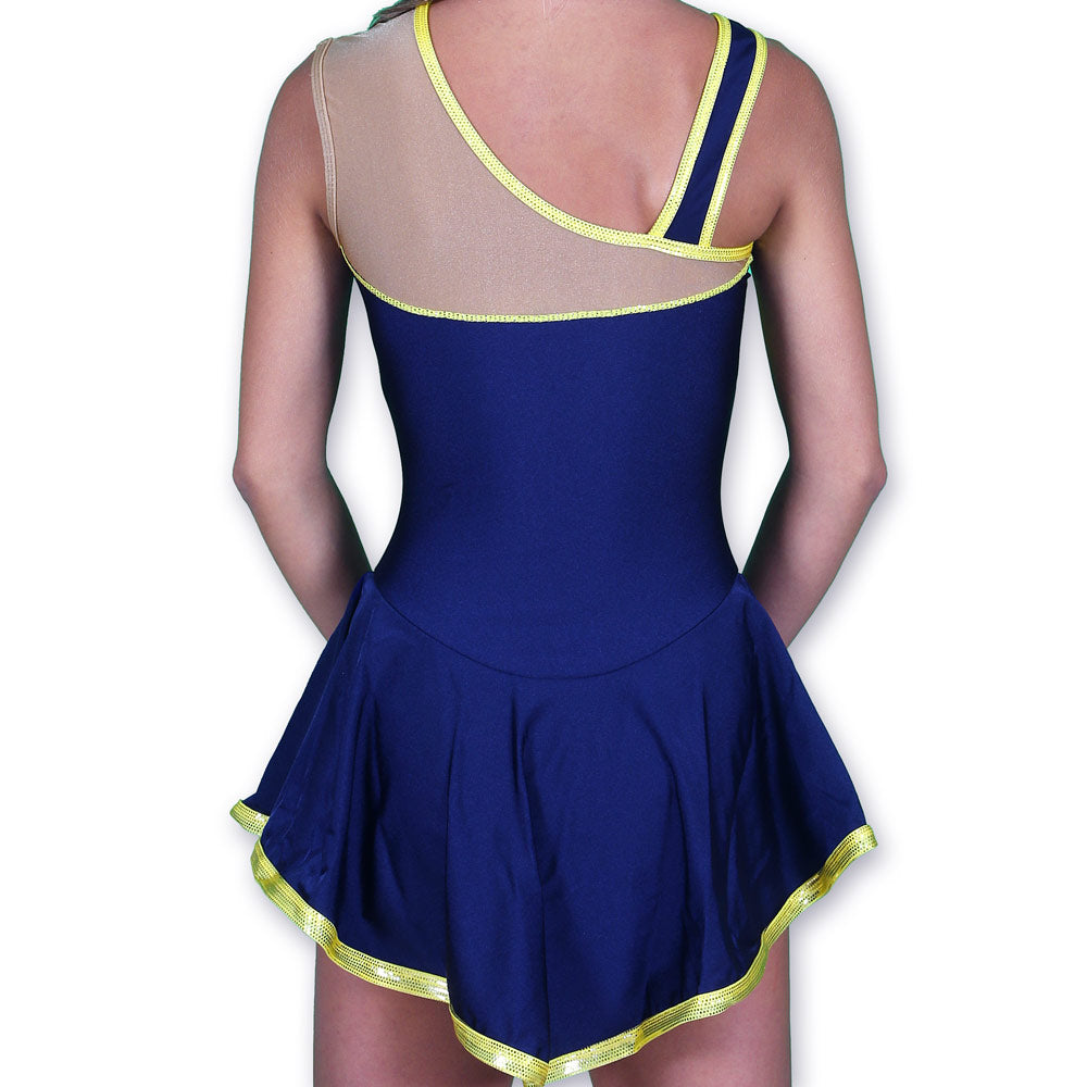 HilyBony Justaucorps Dentelle Ballet Manches Courtes – Col Cygne Élégant, Dos Nu, Pour Danse, Gymnastique, Yoga